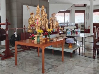 เครื่องบูชาในพิธีวันออกบำเพ็ญของพระแม่กวนอิมมหาโพธิสัตว์ ภาพที่ 1